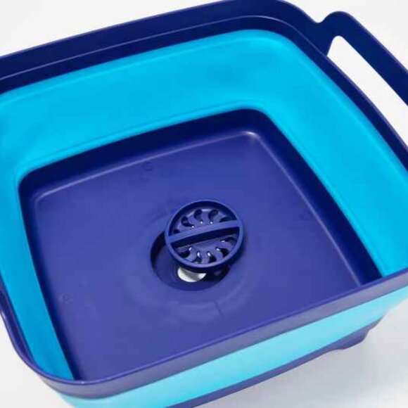 Mark Charles Misilli Set of 2 Collapsible Dish Drainers w/ Removable Drain Grey - Picture 9 of 10